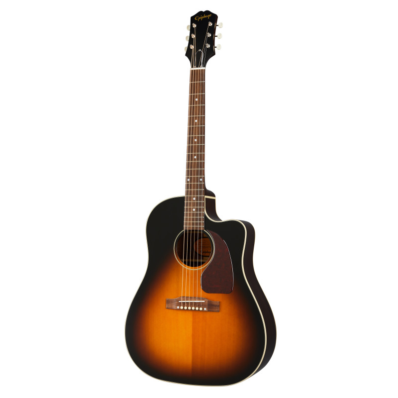 Гітара електроакустична EPIPHONE J-45 EC AGED VINTAGE SUNBURST