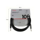 FENDER CABLE PROFESSIONAL SERIES 10' BLACK Кабель инструментальный