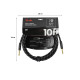 FENDER CABLE DELUXE SERIES 10' BLACK TWEED Кабель інструментальний