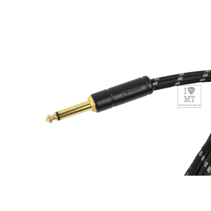 FENDER CABLE DELUXE SERIES 10' BLACK TWEED Кабель інструментальний