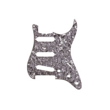 FENDER 11-HOLE MODERN-STYLE STRATOCASTER S/S/S PICKGUARDS BLACK MOTO Пікгард
