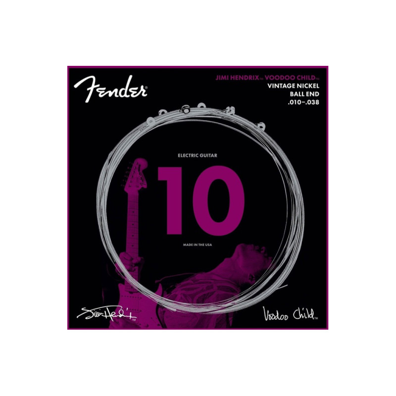 FENDER JIMI HENDRIX VOODOO CHILD 10-38 ELECTRIC GUITAR STRINGS Струны для электрогитар