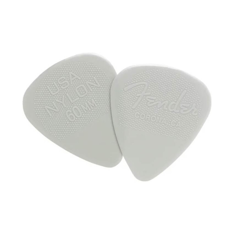 FENDER 351 SHAPE NYLON PICKS 0.60 12 PACK GRAY Медіатор