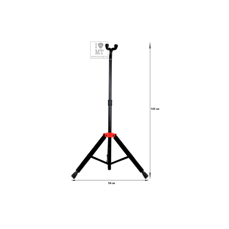 FENDER DELUXE HANGING GUITAR STAND BLACK/RED Стійка гітарна