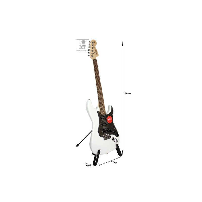 SQUIER by FENDER AFFINITY STRAT HSS LRL OLYMPIC WHITE Електрогітара