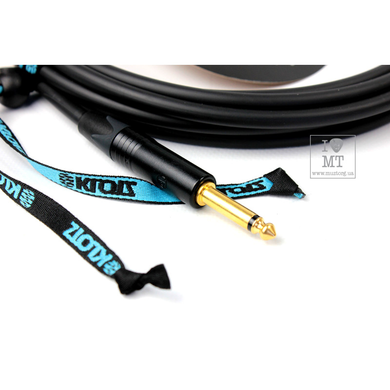 Кабель инструментальный KLOTZ TITANIUM INSTRUMENT CABLE SILENTPLUG ANGLED 4.5 M