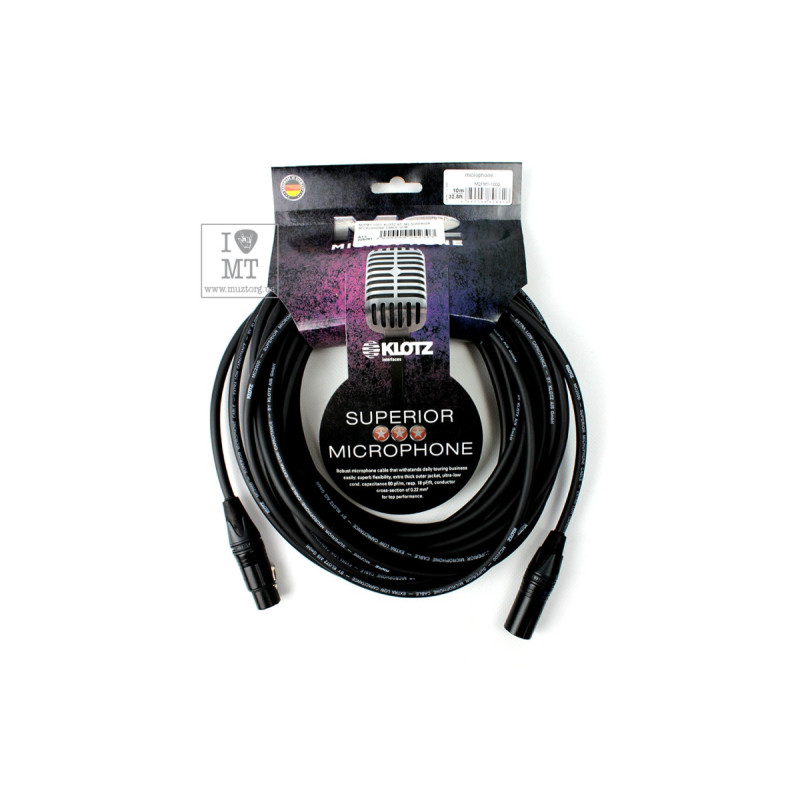 Кабель микрофонный KLOTZ M2 SUPERIOR MICROPHONE CABLE 10 M