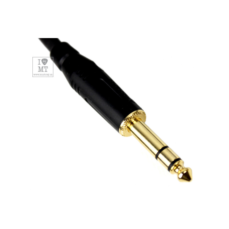 KLOTZ B-3PP1 BALANCED PATCHCORD JACK GOLD 1 M Кабель коммутационный