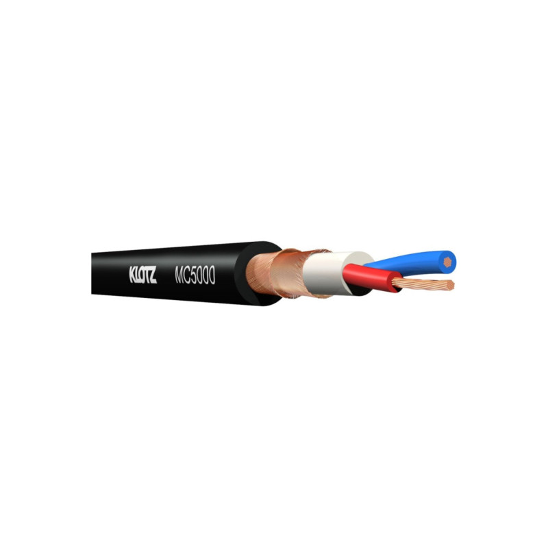 Кабель мікрофонний пометрово KLOTZ MC5000 HIGH END MICROPHONE CABLE BLACK