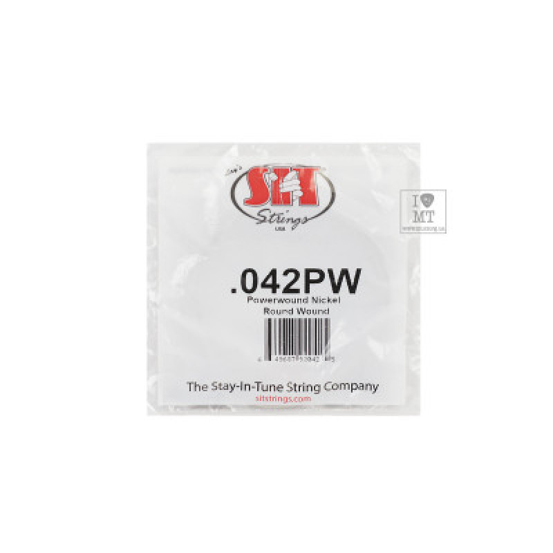 Струна для електрогітари SIT STRINGS 042PW