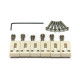 Набір сідел для гітар GRAPH TECH PQ-8001-L0 TUSQ Saddle Strat/Tele Style Offset - Lefty (6 Pcs)