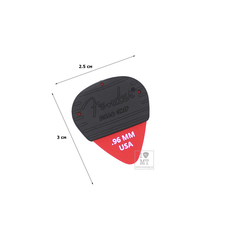 FENDER MOJO GRIP 3 PK DELRIN .96 Набор медиаторов