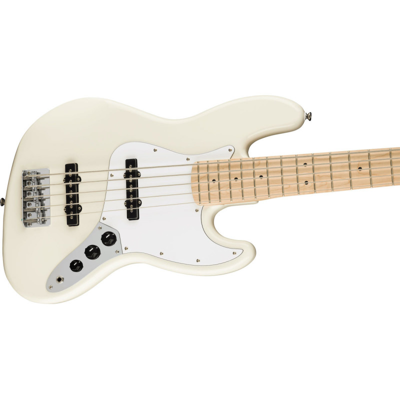 SQUIER by FENDER AFFINITY SERIES JAZZ BASS V MN OLYMPIC WHITE Бас-гітара