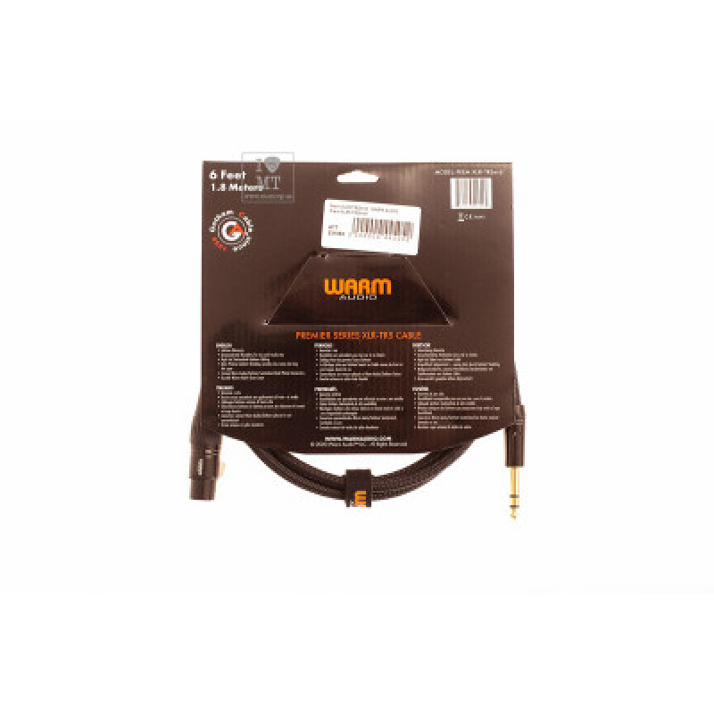 Кабель комутаційний WARM AUDIO Prem-XLRf-TRSm-6'