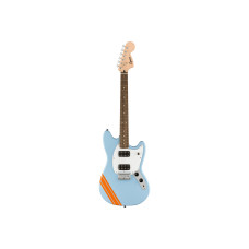 SQUIER by FENDER BULLET MUSTANG FSR HH DAPHNE BLUE w/COMPETITION STRIPES Електрогітара
