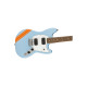 SQUIER by FENDER BULLET MUSTANG FSR HH DAPHNE BLUE w/COMPETITION STRIPES Електрогітара