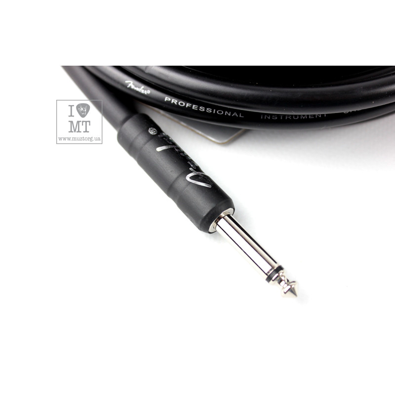FENDER CABLE PROFESSIONAL SERIES 15' BLACK Кабель інструментальний