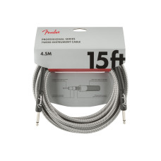FENDER CABLE PROFESSIONAL SERIES 15' WHITE TWEED Кабель інструментальний