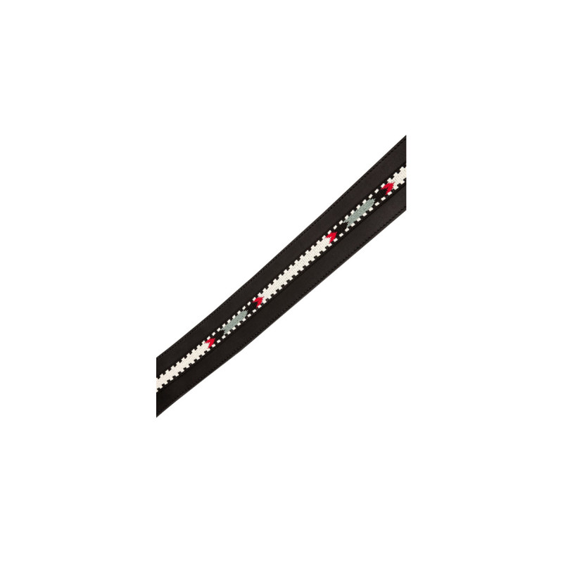 FENDER STRAP ACOUSTIC PARAMOUNT LATHER BLACK Ремень гитарный