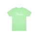 FENDER T-SHIRT SPAGHETTI LOGO SURF GREEN XL Футболка