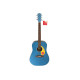 FENDER CD-60S FSR BLUE PEARL w/YELLOW PICKGUARD Гітара акустична