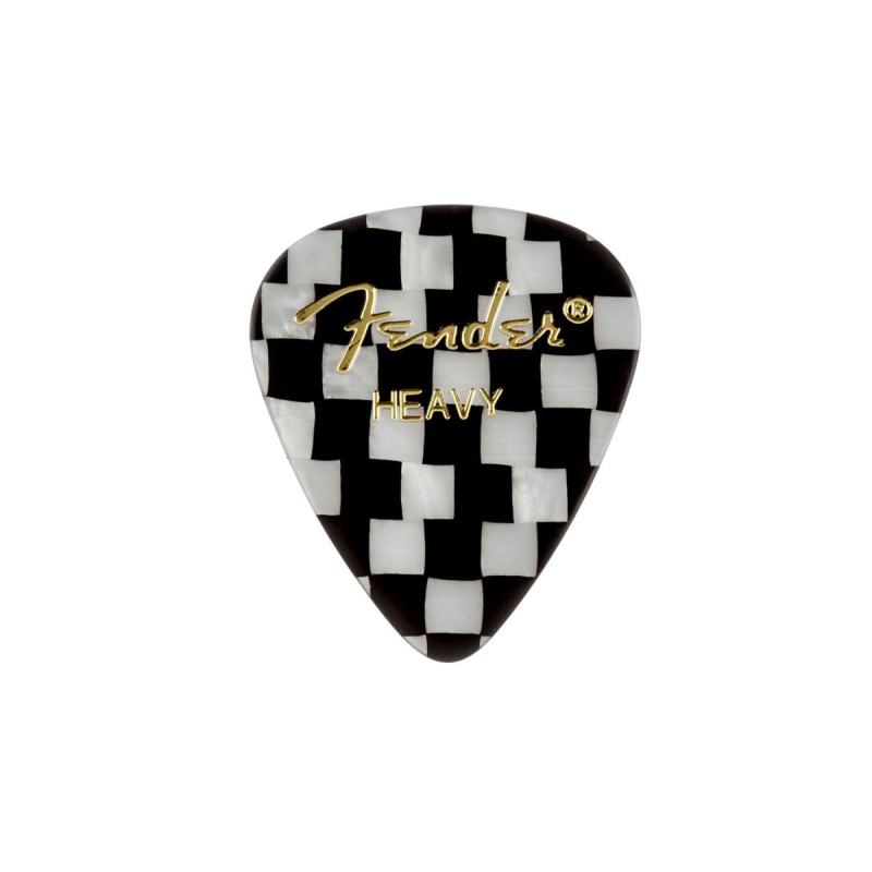 FENDER 351 SHAPE PREMIUM PICKS CHECKER HEAVY (3 PICKS) Набір медіаторів