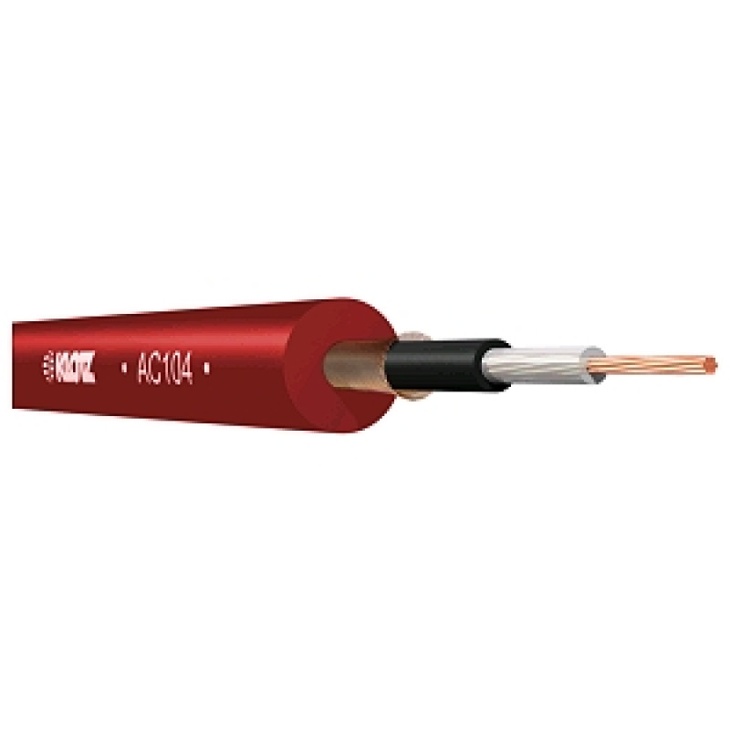 KLOTZ AC104RT Інструментальний кабель 1x0.22 мм² червоний