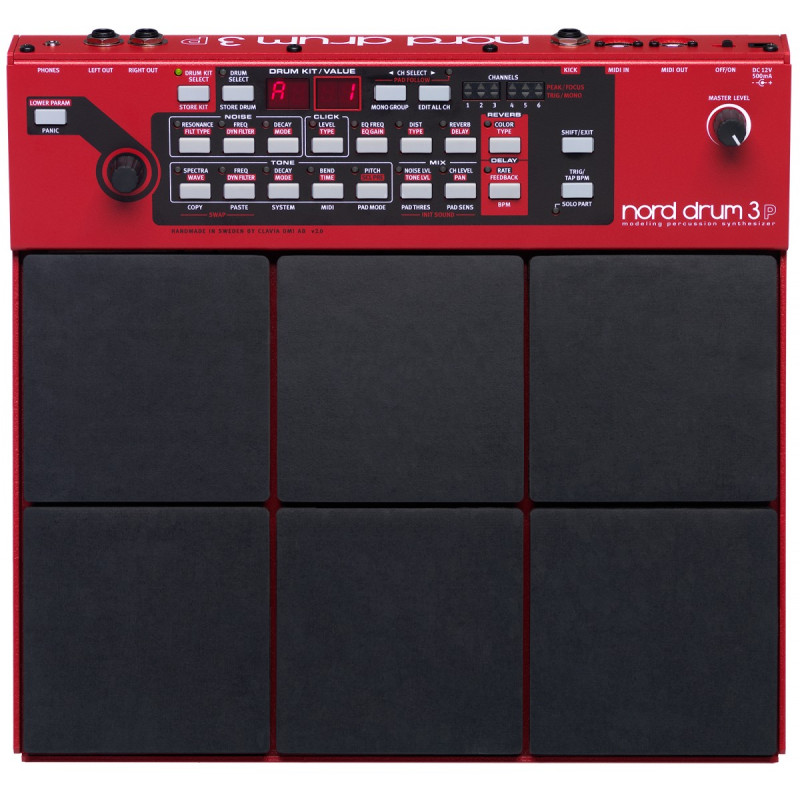 CLAVIA NORD DRUM 3P Моделюючий перкусійний синтезатор з інтегрованими падами