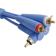 Set RCA Straight-RCA Angled Blue 3m (U97005LB)