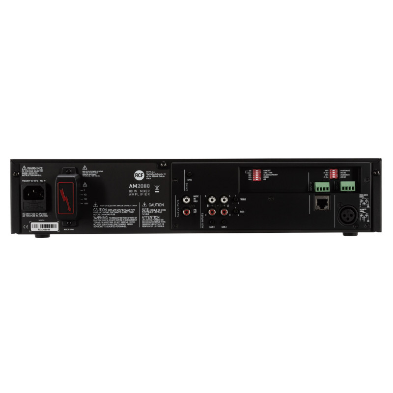 RCF AM 2080 Мікшерний підсилювач 80 Вт для 100V систем