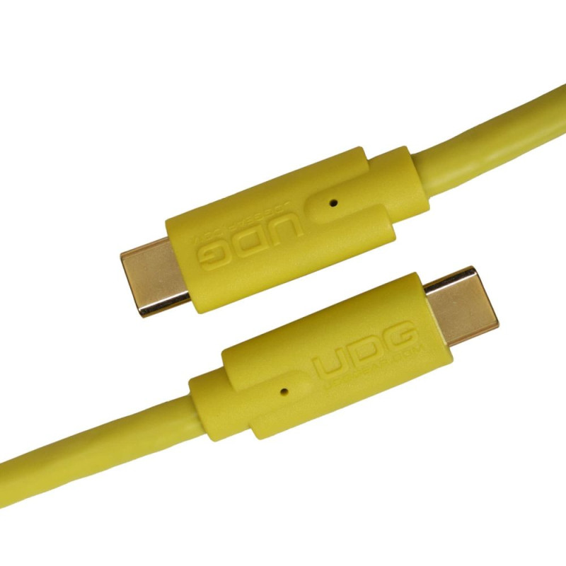UDG Ultimate Cable USB 3.2 C-C Yellow Straight 1,5