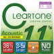 CLEARTONE 7611 ACOUSTIC 80/20 BRONZE ULTRA LIGHT (11-52