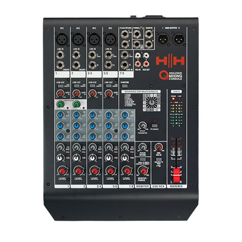 HH ELECTRONICS Q8FX Мікшерний пульт