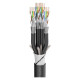 SOMMER CABLE 580-0311-04 Мережевий кабель SC-Mercator QUAD, 4xCAT.7, чорний, Ø 20,8 мм