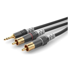 SOMMER CABLE HBA-3SC2-0150 Instrument cable | Mini jack / 2 x RCA, HICON
