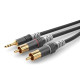 SOMMER CABLE HBA-3SC2-0150 Instrument cable | Mini jack / 2 x RCA, HICON