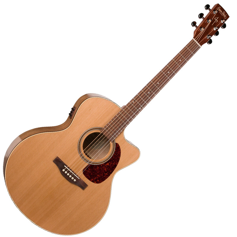 SIMON & PATRICK S&P 033751 - CW GT Mini Jumbo Cedar EQ with BAG Акустическая гитара