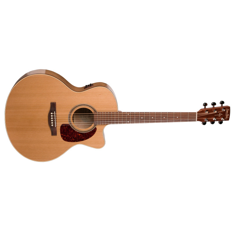 SIMON & PATRICK S&P 033751 - CW GT Mini Jumbo Cedar EQ with BAG Акустическая гитара