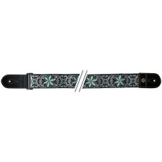 Ремінь для гітари Fire&Stone Folk Jacquard (Green White)