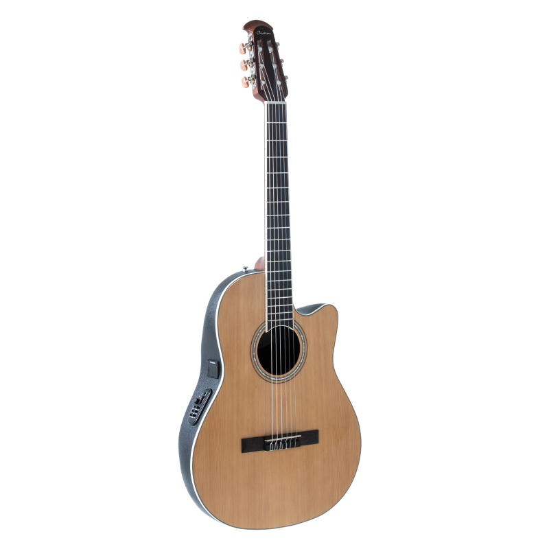 OVATION Celebrity Traditional CS24C Cedar Mid Cutaway Nylon Natural Акустична гітара з датчиком