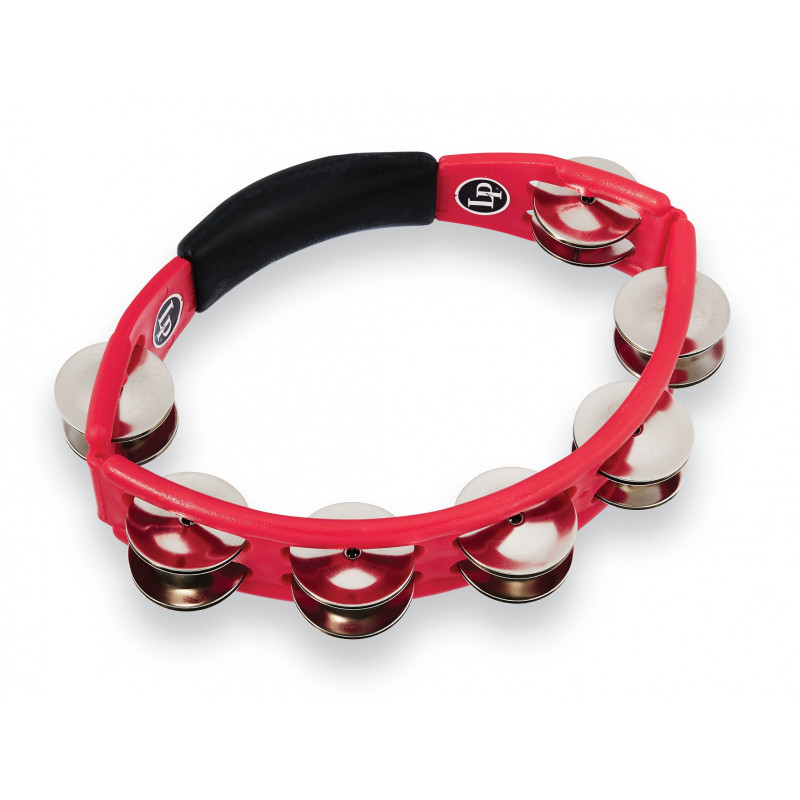 Тамбурин Latin Percussion Cyclop Hand Held LP151 Steel, red