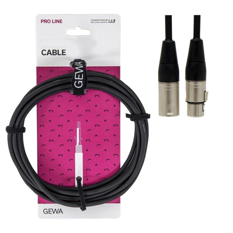 Акустичний кабель GEWA Pro Line XLR (m)/XLR (f) (6 м)