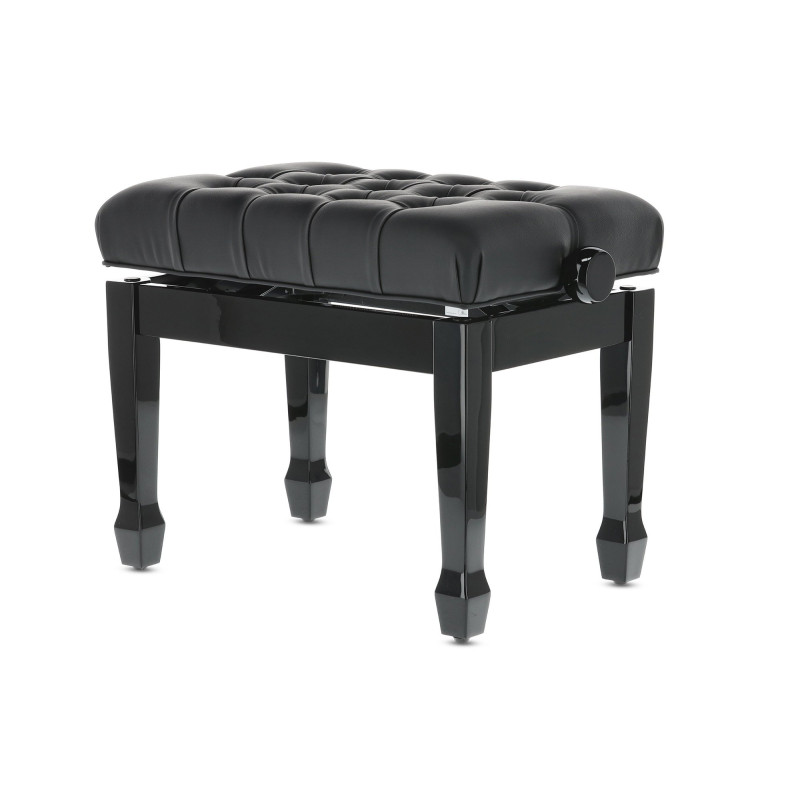 Банкетка для фортепіано GEWA Deluxe XL Black High Gloss