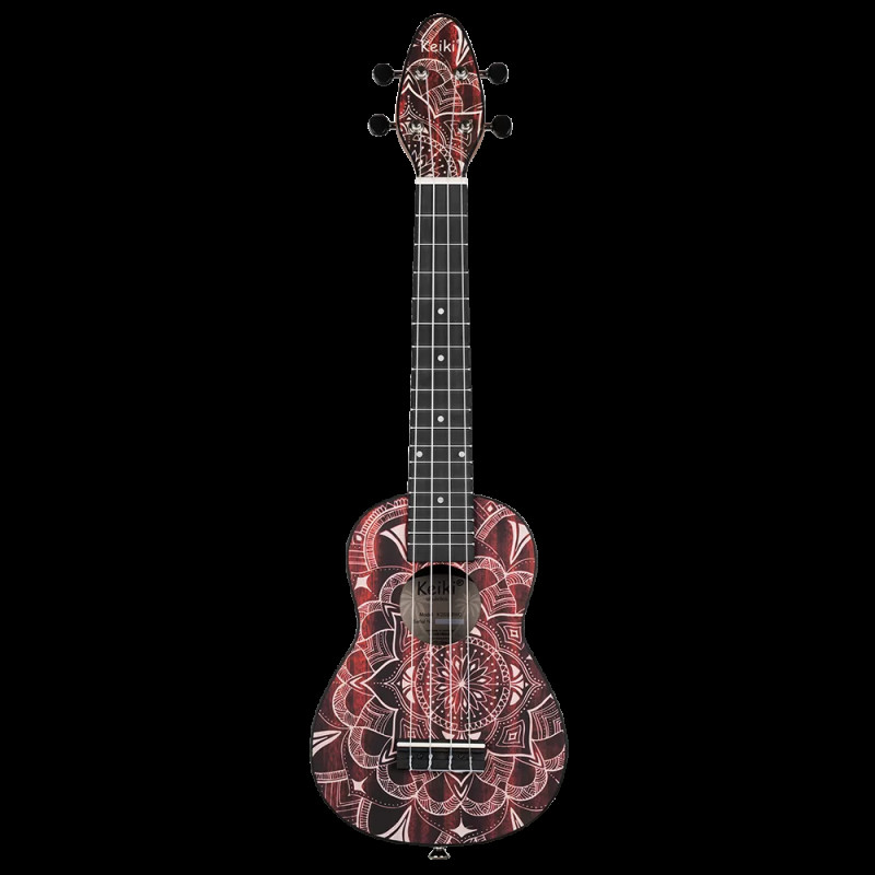 ORTEGA Keiki Pack Super Scale K2SS-RKC Sopano Red Kaleidoscope (комплект) Укулеле