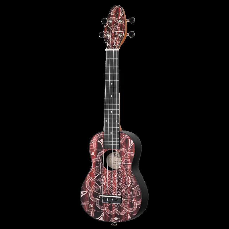 ORTEGA Keiki Pack Super Scale K2SS-RKC Sopano Red Kaleidoscope (комплект) Укулеле