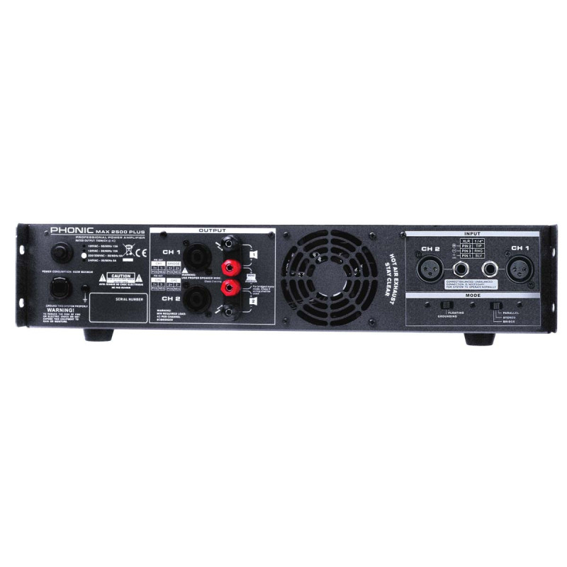 PHONIC MAX 2500 PLUS Усилитель мощности