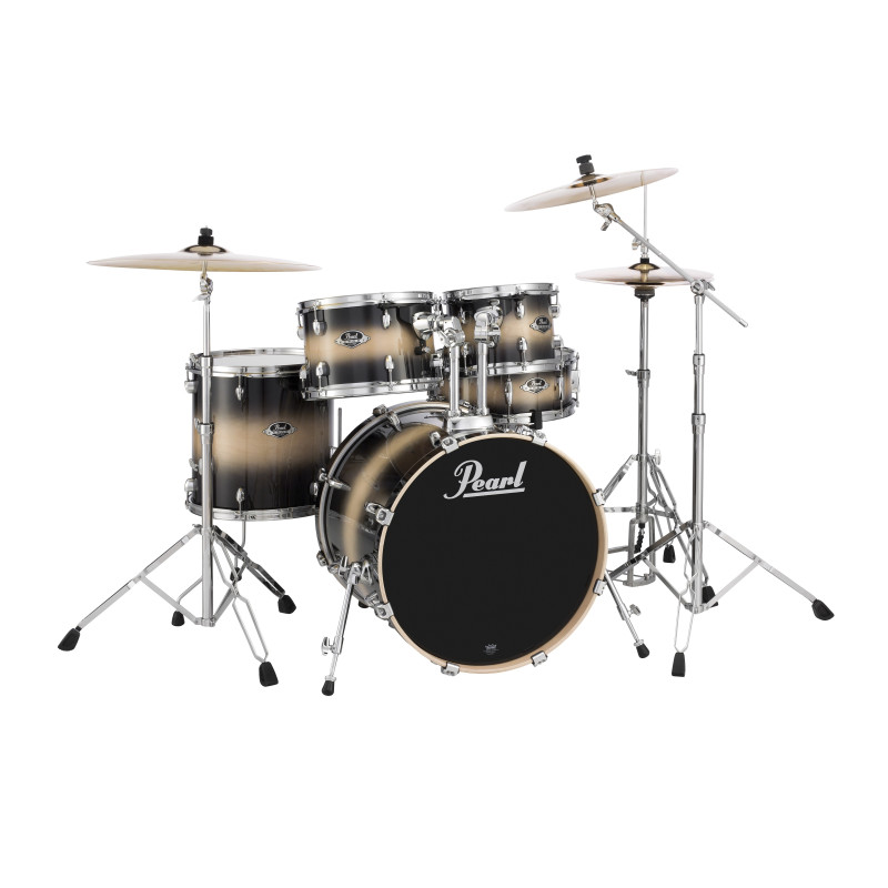 PEARL EXL-725S/C255 Акустична ударна установка серії Export Lacquer 5 барабанів Nightshade Lacquer