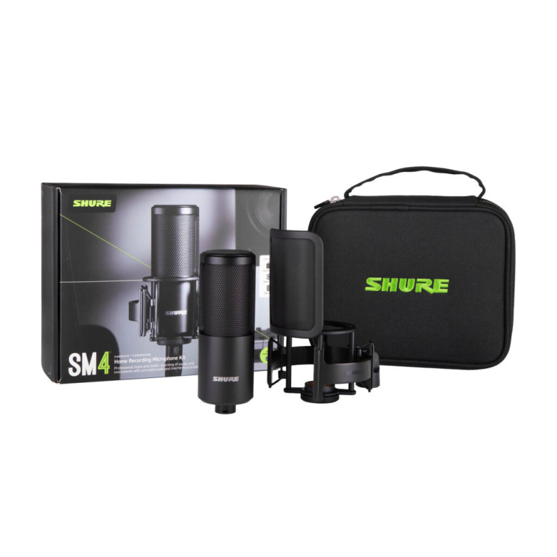 SHURE SM4-K-KIT Студійний конденсаторний мікрофон з кітом аксесуарів
