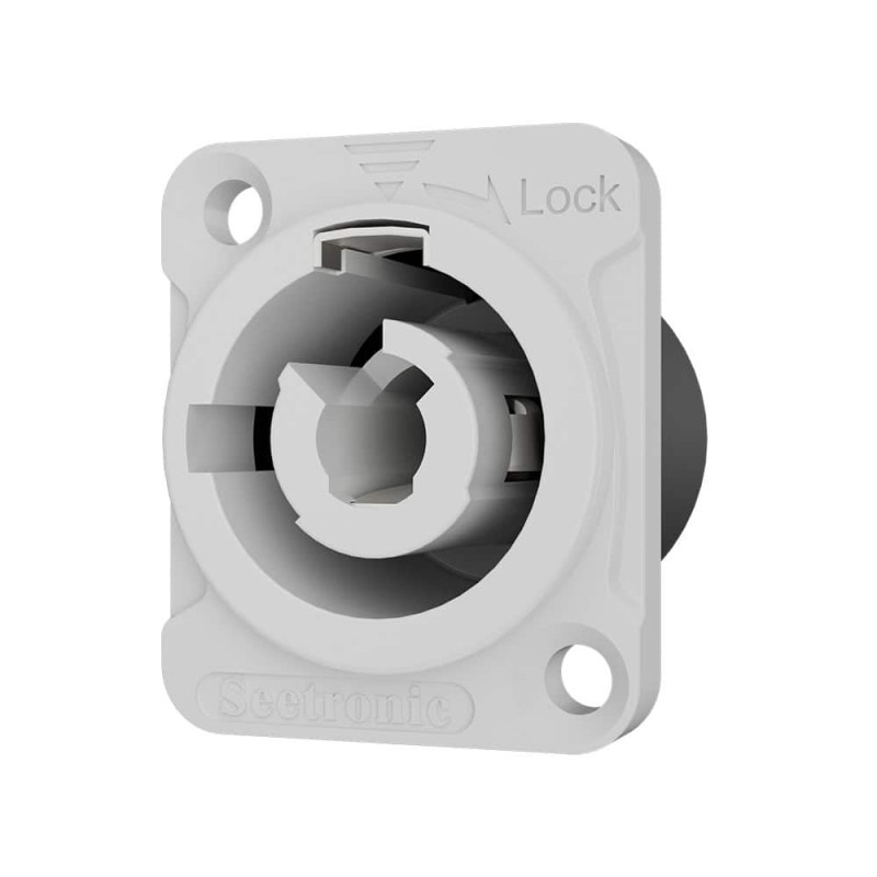 SEETRONIC SAC3MPB Панельна розетка силова power-out 20A/250V чорна