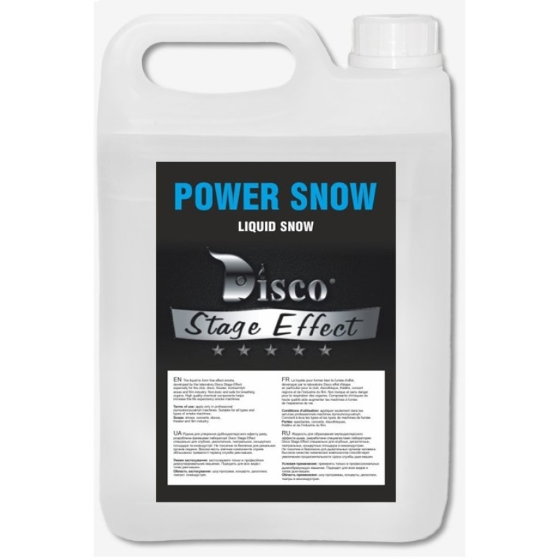 DISCO-EFFECT D-PS Жидкость для снега Disco Effect D-PS Power Snow, 5 л